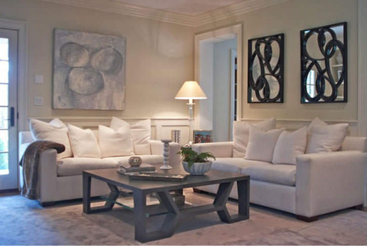 Carrie Miller Design: Henderson Living Room